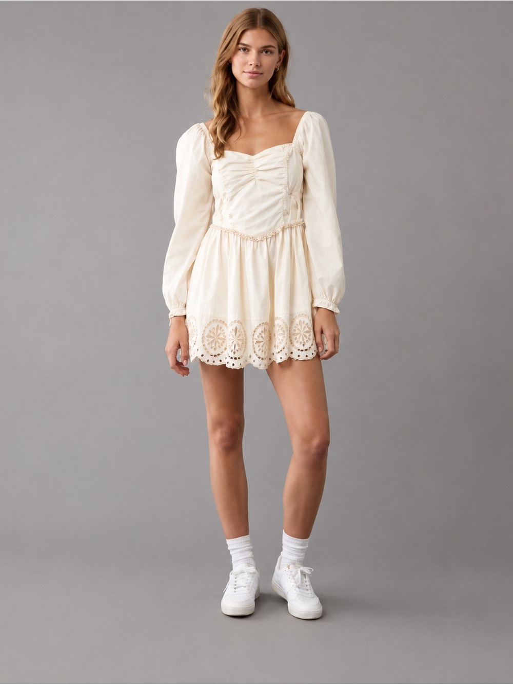 AMERICAN EAGLE EYELET DRESS
